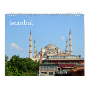 Calendário de Foto de Istambul por 12 meses