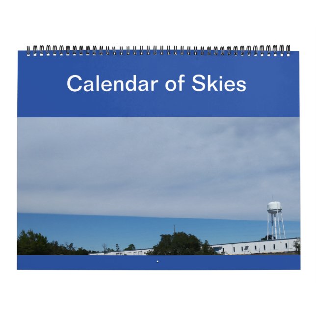 Calendário de Foto Sunny Daze do Céu (Capa)