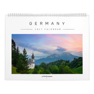 Calendário de fotografia artística de 2027 com fot