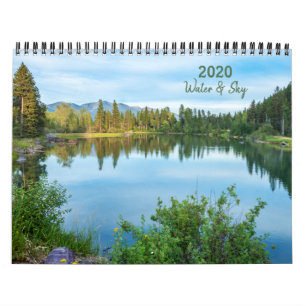 Calendário de Fotografia Cena e Água