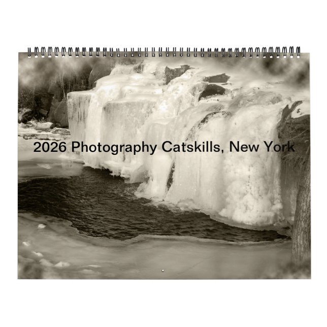 Calendário de Fotografia de 2026 Catskills, Nova Y (Capa)
