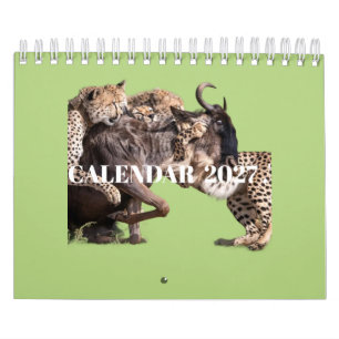 Calendário de Fotografia de Animais Selvagens de 2
