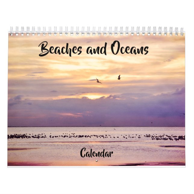 Calendário de Fotografia de Praias e Oceanos (Capa)