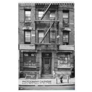 CALENDÁRIO DE FOTOGRAFIA EM BRANCO E NEGRO - Kelly