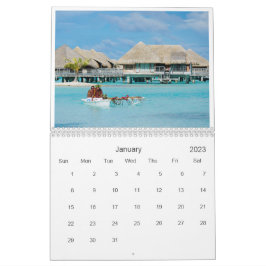Calendário de fotografia paisagística Bora Bora 20