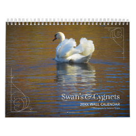 Calendário de Fotografia Swans & Cygnets