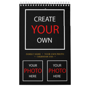 Calendário de Fotografias da Família 2025 / Crie o