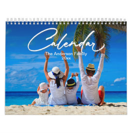 Calendário de Fotografias da Família, Calendário P