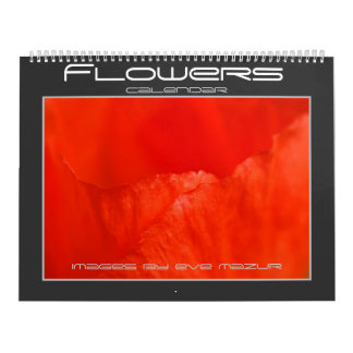 Calendário de Fotografias das Flores