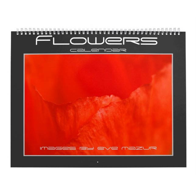 Calendário de Fotografias das Flores (Capa)