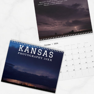 Calendário de Fotografias de Paisagens e Tempestad