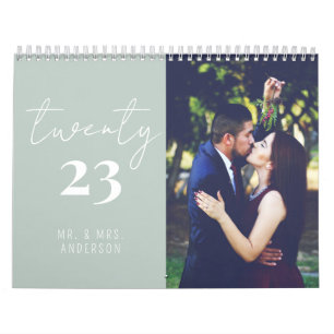 Calendário de Fotografias de Script Newly Wed Sa
