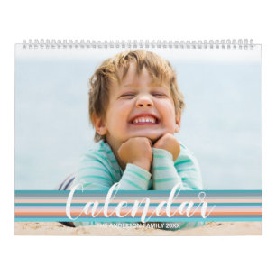 Calendário de Fotografias Personalizadas da Famíli