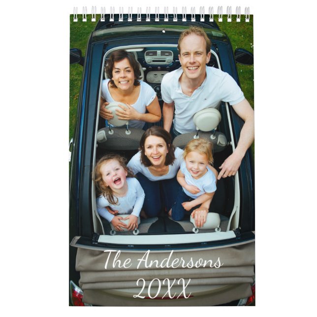 Calendário de Fotografias Personalizado (Capa)