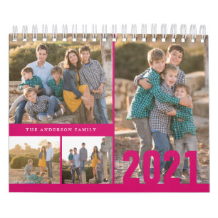 Calendário de Fotografias Personalizado 2021 Crie