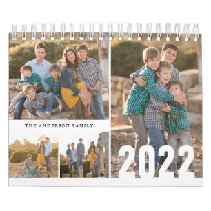 Calendário de Fotografias Personalizado 2022 Crie 