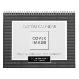 Calendário de Fotografias Personalizado 2024 Fundo