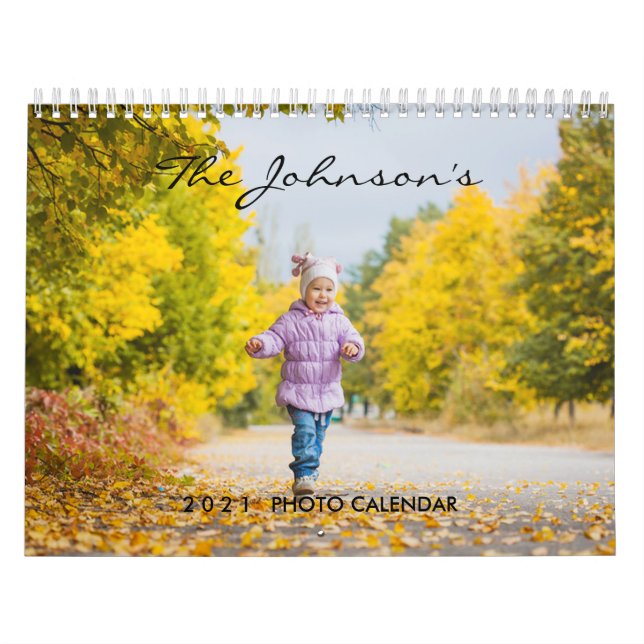 Calendário de Fotografias Personalizado 2026 | Tex (Capa)