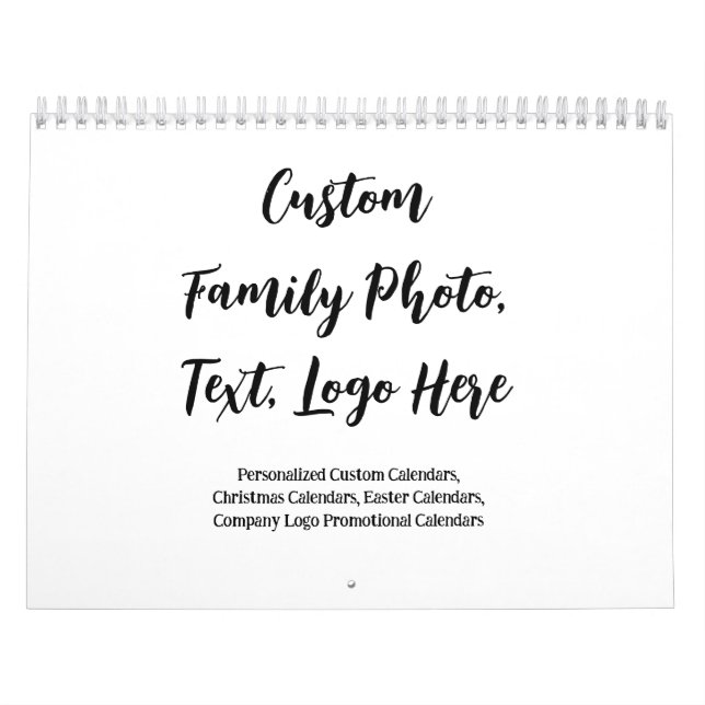 Calendário de Fotografias Personalizado - Presente (Capa)