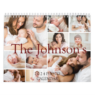 Calendário de Fotografias Personalizado Texto do