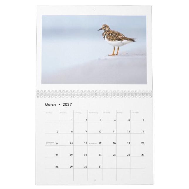 Calendário de Fotos 2025 Wildlife (Mar 2027)