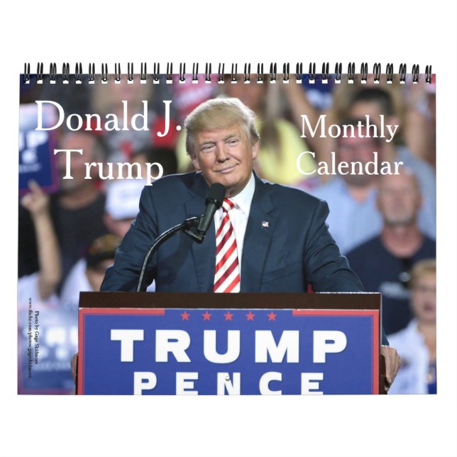 Calendário de Fotos da Campanha Clássica Donald J. (Capa)