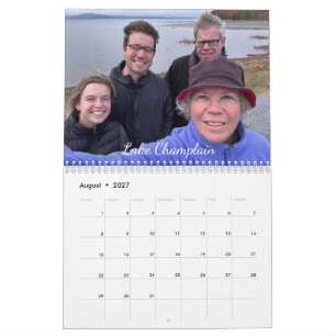 Calendário de fotos da família 2027