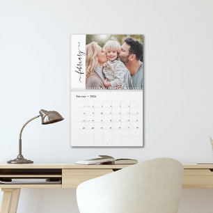 Calendário de Fotos da Nossa Família de 12 Meses
