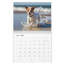 Calendário de Fotos de Cachorro Personalizado