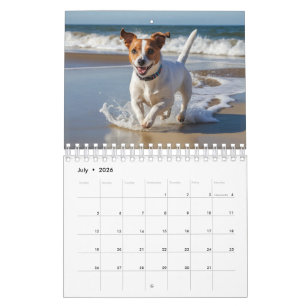 Calendário de Fotos de Cachorro Personalizado