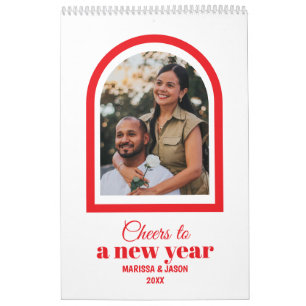 Calendário de Fotos de Casal Moderno e Bonito 2026