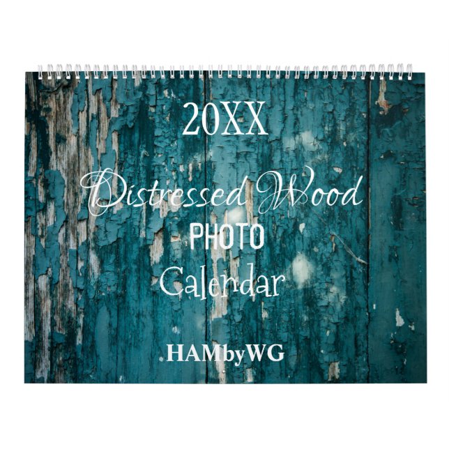 Calendário de Fotos de Madeira Distendida HAMbyWG (Capa)