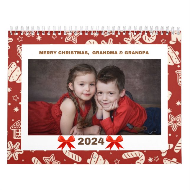 Calendário de Fotos de Natal para Árvores de Papel (Capa)