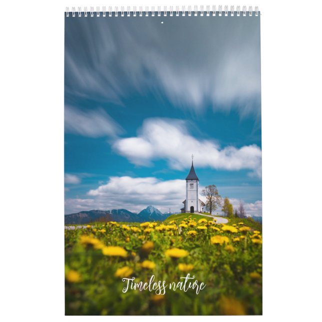 calendário de fotos do cenário de natureza do eter (Capa)