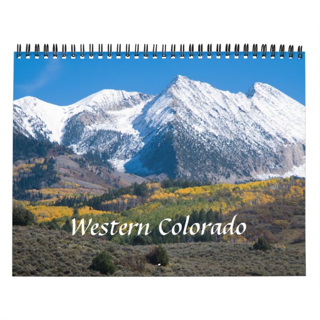 Calendário de Fotos do Colorado Ocidental (Capa)