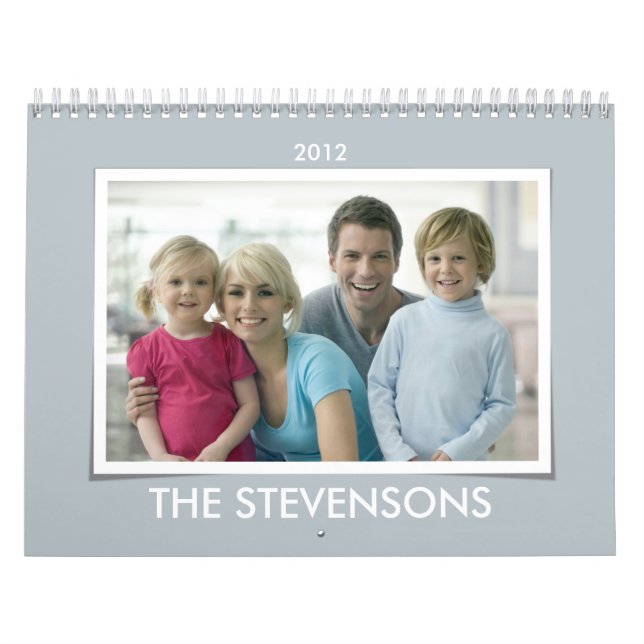 Calendário de Fotos do Portfólio Moderno (Capa)