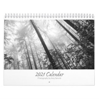 Calendário de Fotos Monocromáticas de Amy 2021