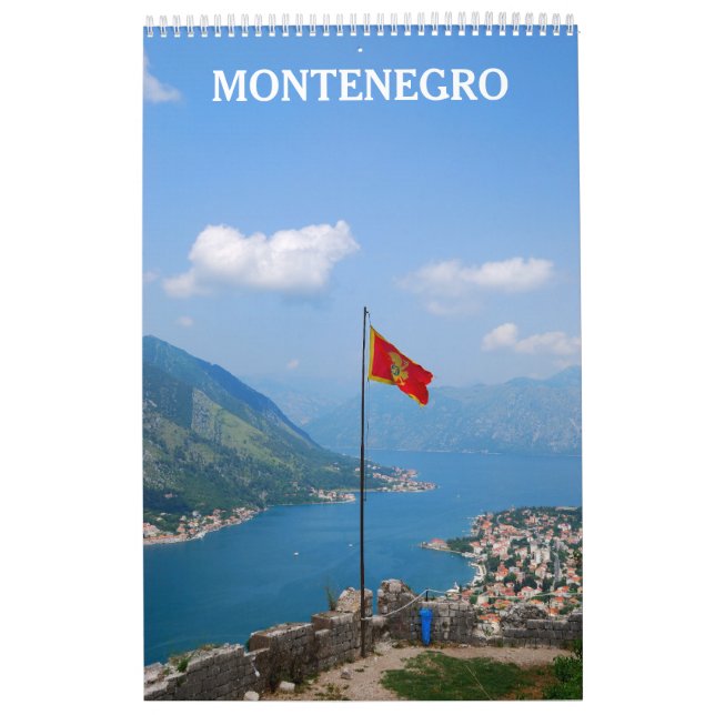 Calendário de Fotos Montenegro de 12 meses (Capa)