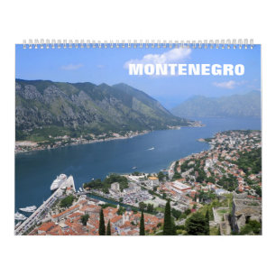 Calendário de Fotos Montenegro de 12 meses