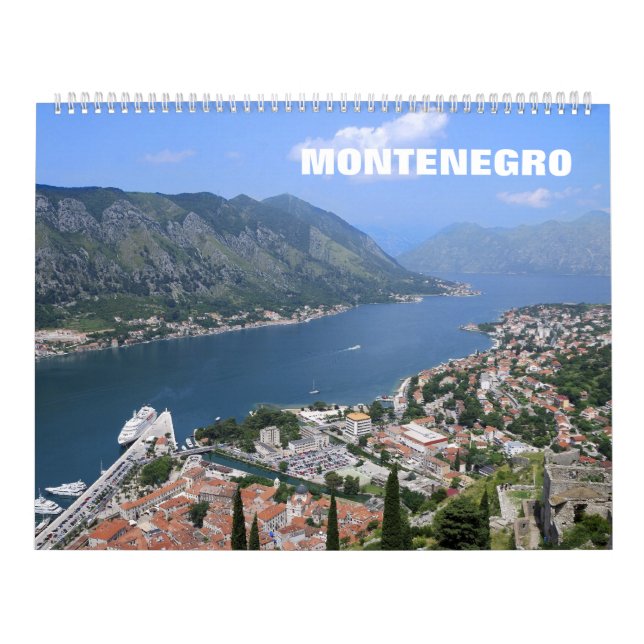 Calendário de Fotos Montenegro de 12 meses (Capa)