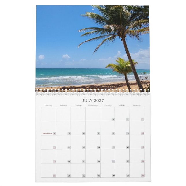 Calendário de Fotos Natureza (Jul 2027)