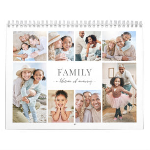 Calendário de Fotos Personalizadas da Família 2027