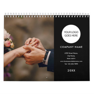 Calendário de Fotos Personalizado 2023 Logotipo da