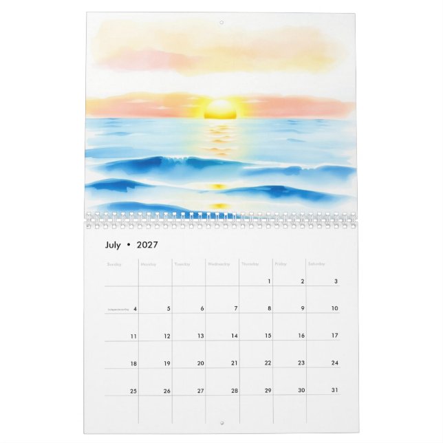 Calendário de Fotos Personalizado 2026 (Jul 2027)