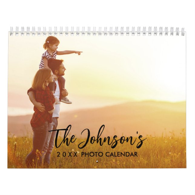 Calendário de Fotos Personalizado 2027 (Capa)