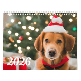 Calendário de Fotos Personalizado - Cachorro, Anim