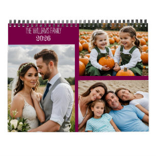 Calendário de Fotos Personalizado – Fotos Mensais 