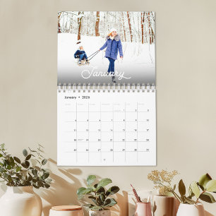 Calendário de Fotos Personalizado para a Família 2