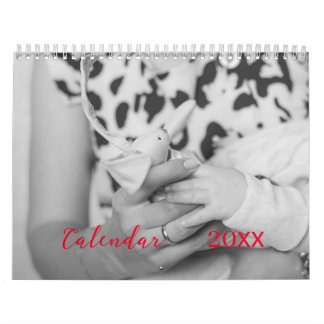 Calendário de fotos retrô personalizável do na mod