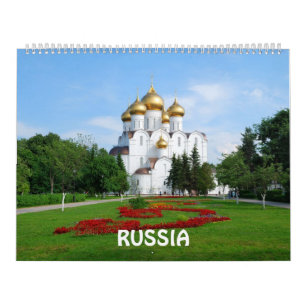 Calendário de Fotos Rússia de 12 meses